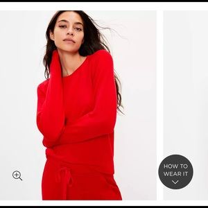 Lou & Grey Sweatshirt in red